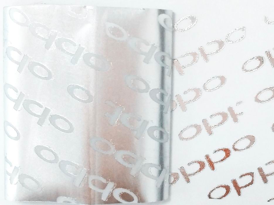 哑银OPPO防伪材料标签 哑银OPPO防伪材料标签